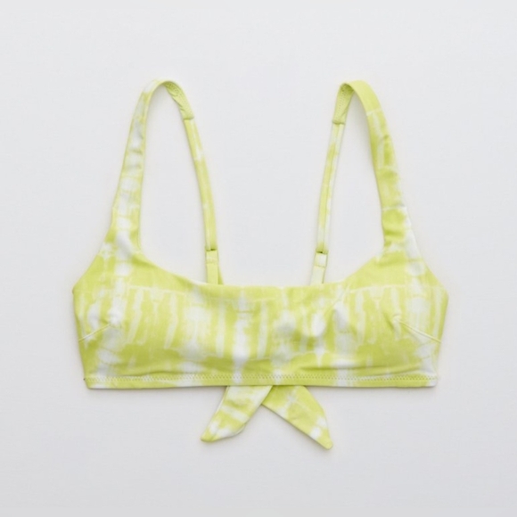 Aerie Tie Back Scoop Bikini Top - Size M - Picture 3 of 10